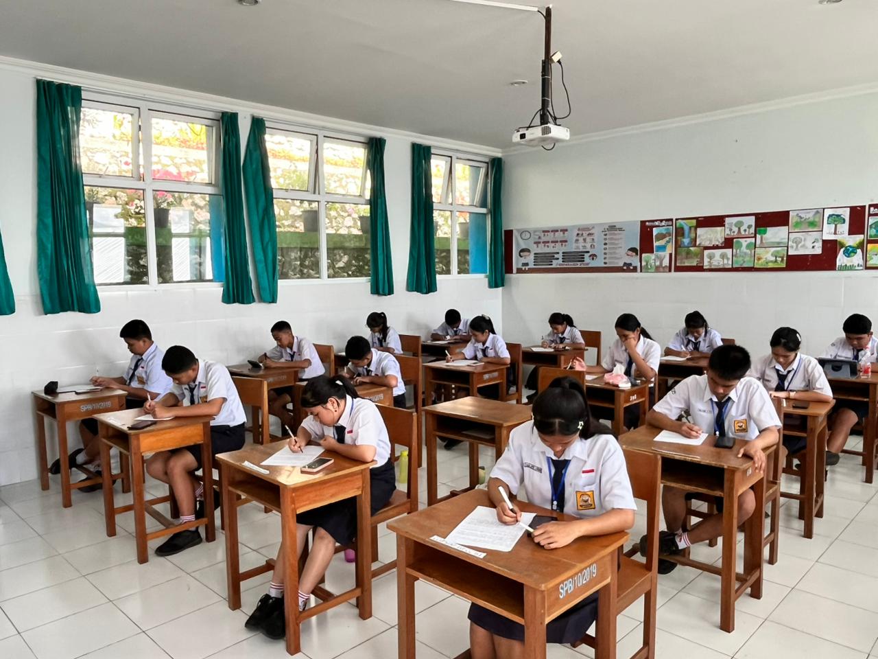 Pelaksanaan Semester Akhir Jenjang (SAJ) Kelas IX Tahun Ajaran 2025/2026